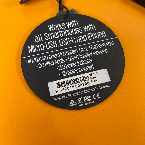 Mighty Purse by HButler - Genuine Leather Phone charging via removable battery - Picture 7 of 11